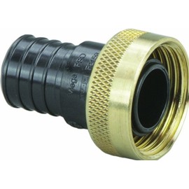 Viega 50151 PureFlow Zero Lead Poly Alloy PEX Crimp Supply Adapter with 1-Inch by 1 Crimp x Manabloc Supply, 5-Pack