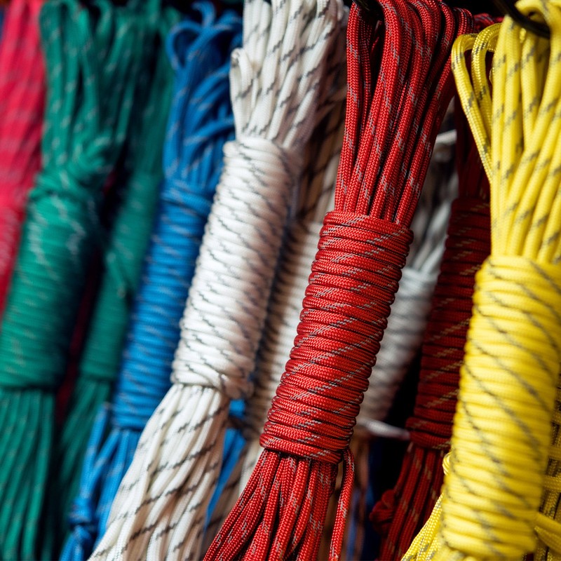 DonDon 30 Metre Long Fabric Ribbon, Nylon Cord, Paracord Rope,