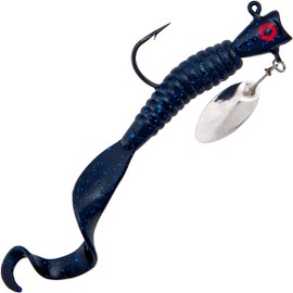 Panther Martin PMUS_9_BBF SonicSubSpin Underspin Fishing Lures - Black Blue Flake - 9 (3/8 Oz)