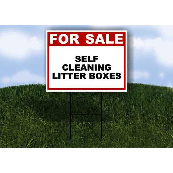 SELF CLEANING LITTER BOXES For Sale Whte Red Black 1