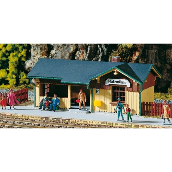 Auhagen 11357 11 357 H0 Kleiner Haltepunkt Holzmuehle, M