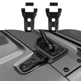 RT-TCZ Hood Hinge Cover Exterior Decoration Kits Accessories for Jeep Wrangler JL JLU and Gladiator JT 2018-2023,Matte Black