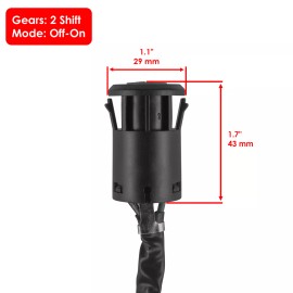 Caltric Ignition Key Switch for Honda 90 TRX90 Sportrax 2002 2003 2004 2005 Key Switch