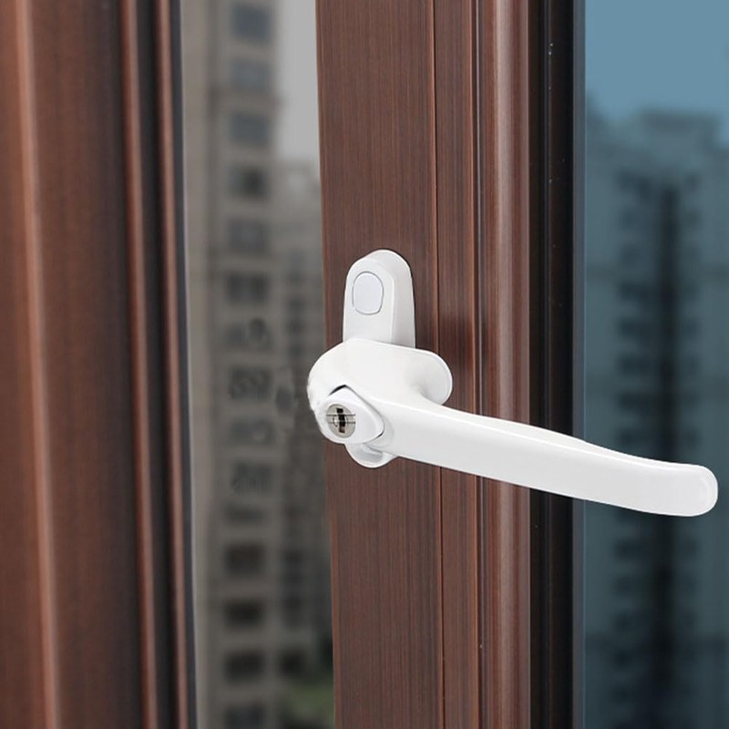 Window Handle, Lokatall Replacement Window Handle with Key, Universal Glazing