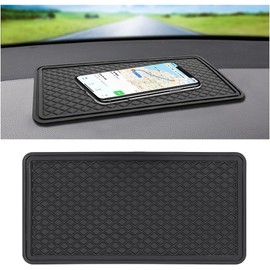 HZEL Tapete Antideslizante para Tablero de Coche, Almohadilla de Agarre del Tablero del Vehículo Almohadilla para Teléfono, Gafas de Sol, Dispositivos Electrónicos, Tapete de Agarre Automotriz