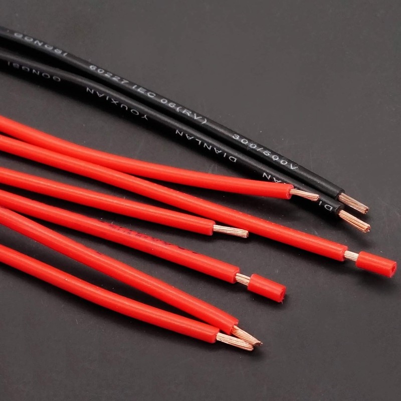 Twidec/20Pcs 4.8mm and 6.3mm Female Spade Crimp Terminal with Insulating