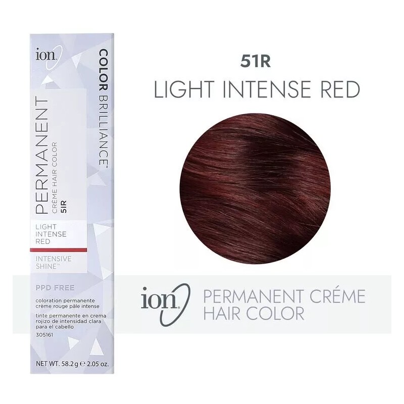 Ion Color Brilliance Permanent Crème Hair Color Light Intense Red