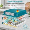 120 Egg Incubator with Humidity Display, Automatic Temperature Control and