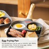 Egg Frying Pan Heat Sensitive Silicone Aluminium Pancake Frying Pan