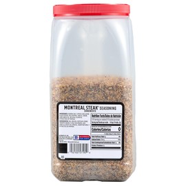 McCormick Grill Mates Montreal Steak Seasoning, 7 lb - One 7 Pound Container Montreal Steak Rub Seasoning, Ideal for Steaks, Ribs, Burgers and Vegetables for a Zesty Flavor