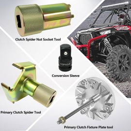 BIGLKNM Primary Clutch Spider Tool & Spider Nut Tool & Fixture Plate Tool Fit for Polaris Turbo Ranger 900 1000 RZR XP Trail 900 1000 General 900 1000