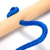 com-four® 2 x Sledge Ropes with Wooden Handle, Toboggan Accessories,