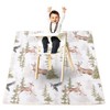 High Chair Mat Prevent Slip Waterproof Foldable Multi Functional Baby