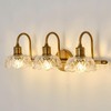 UOFUS Gold Vintage Vanity Light 3 Lights Bathroom Lighting Fixtures