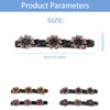 STAFANIE Sparkling crystal stone braided hair clips Braided hair clips