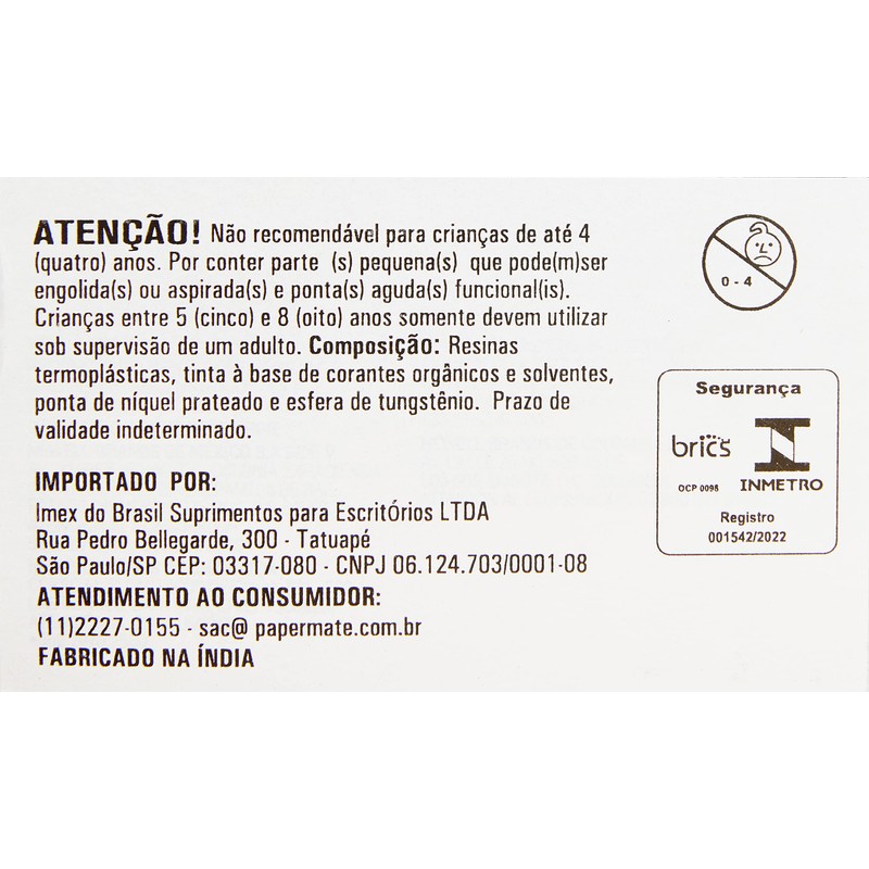 Paper Mate 21215 Boligrafos de Gel 10 Piezas Colores Surtidos,