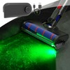 QPDZ Rechargeable Vacuum Cleaner Dust Detector Light, Green Light Attachment