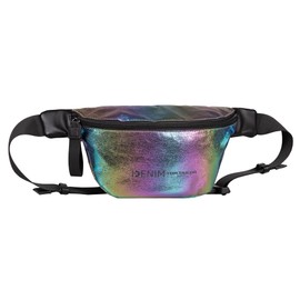 TOM TAILOR Eliza Women's Denim Bags Bum Bag Small Black, multi-coloured