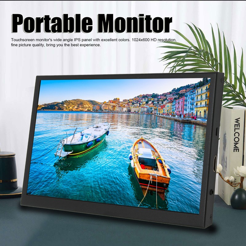 10.1 Inch Touchscreen Monitor HD 1024x600 Portable Laptop Second Screen