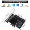 ELUTENG 8-Port PCIe to SATA 3.0 Expansion Card SATA 6Gb/s