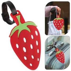 ABOOFAN Luggage Tag, Strawberry Handbag Tag, Luggage Hanging Label Tag, Checked Luggage Tag, Suitcase Tag, Luggage Tag, Travel Suitcase Label