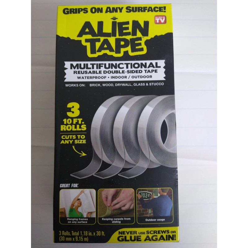Alien Tape 1.18 in x 30 ft. Reusable Waterproof Alien