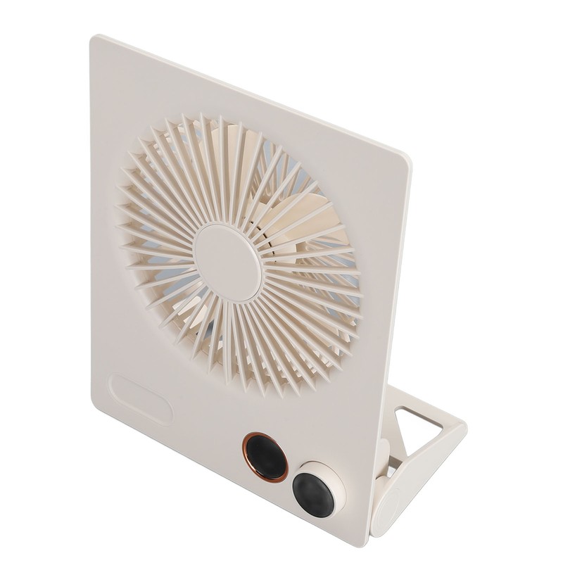 Ultra Thin Table Fan Desktop Flat Battery Operated Standing Hanging