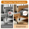 8 Pcs Bed Leg Protectors, Spiral Design Bed Frame Leg
