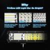 Nilight - 18003C-A 15Inch Triple Row Lights 216W 21600LM Flood