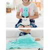azrte (azurute) Large Animal Blanket Warm Owls Women's Fleece Roll