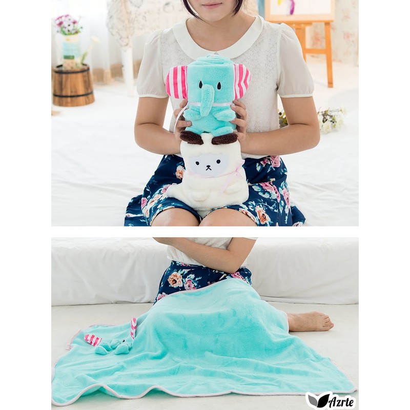 azrte (azurute) Large Animal Blanket Warm Owls Women's Fleece Roll
