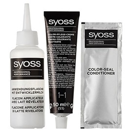 Syoss Professional Performance Colouration 1-1 Black Pack of 1