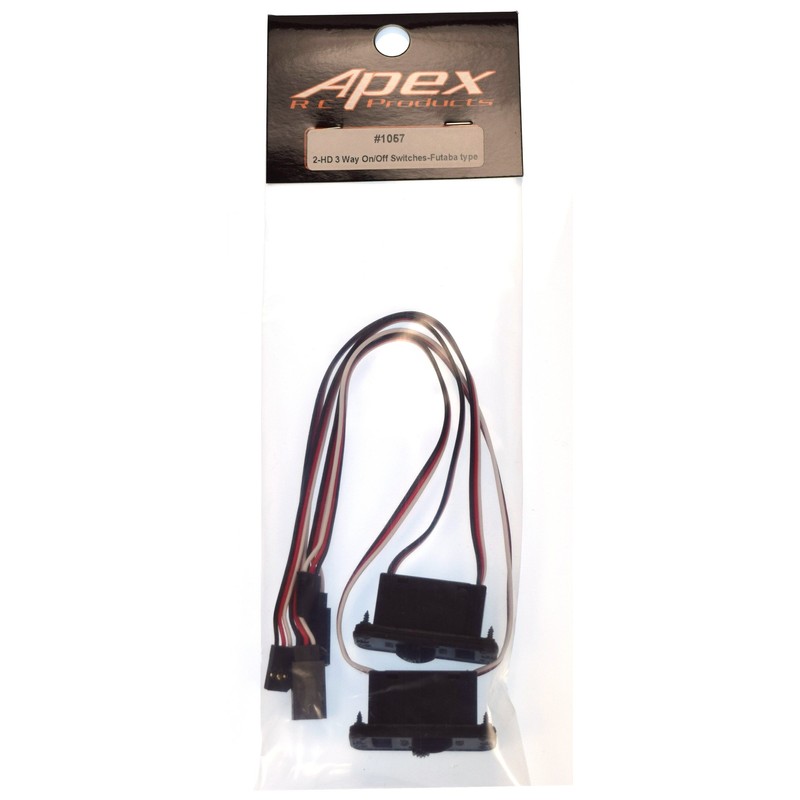 Apex RC Products Futaba Style Heavy Duty On/Off Switch W/Charge
