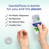 Eco-Dent GentleFloss Dental Floss, Waxed, Mint - Floss with Vegan