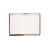Scully Ostrich Leather Tel/Address Book Organizer Business (Brown)