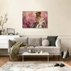 TIEHAOMAI Pink Cowgirl Canvas Wall Art(Artwork-1,12x18inch (30x45cm))