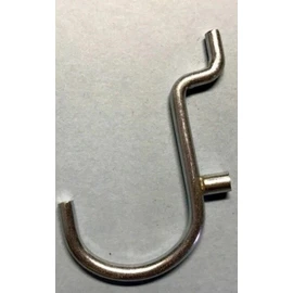 Hillman Brand (20 Pack) 1" Jumbo 'J' Metal Peg Garage Hanger Hooks. 1/8 to 1/4 Inch Pegboard