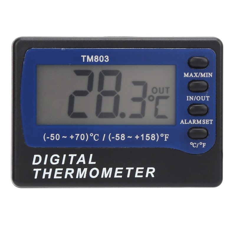TM803 Thermometer Digital Temperature Meter with Alarm Function for Aquarium