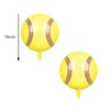 Buosha 16Pcs Softball Party Balloons Decorations: Softball Glove & Bat