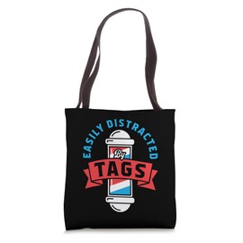 Easily Distracted by Tags Tag Singing Barbershop Quartet Tote Bag