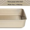 Glad Square Baking Pan Nonstick - Heavy Duty Metal Bakeware