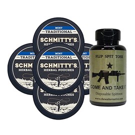 DC Crafts Nation Mud Bud Spittoon Cati with 5 Cans Schmitty's Herbal Snuff Mint Pouches