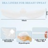 Cuffbow 100 Pcs Disposable bra liners to absorb sweat under