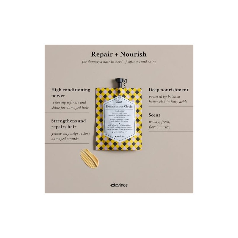 Davines The Renaissance Circle | Mascarilla capilar reparadora | 50