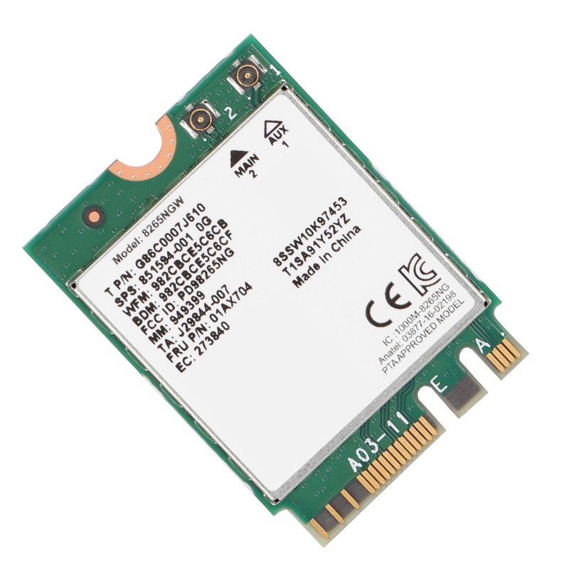 Bluetooth 4.2 For Intel 8265 867M 802.11AC 2.4G/5G Wireless Network