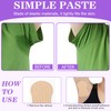 20 Pcs Underarm Sweat Pads, Armpit Hair Covering Patch Invisible