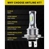 Antline Super Bright H7 H7LL LED Bulb Ice Blue Version
