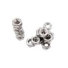 binifiMux 50pcs M6 x 1.0mm Hex Nuts 304 Stainless Steel