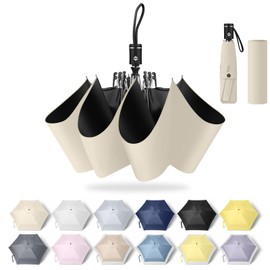 LFLFWY Parasol, 100, Fully Blackout, 7.4 oz (210 g), Ultra Lightweight (BOKEN Certified, 99.99% Shading Rate or Up, UPF 50+), Women's, Folding Umbrella, UV Protection, Automatic Opening/Closing