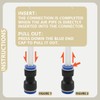 Bwintech 12 Pcs 10mm to 12mm Pneumatic Straight Reducing Push